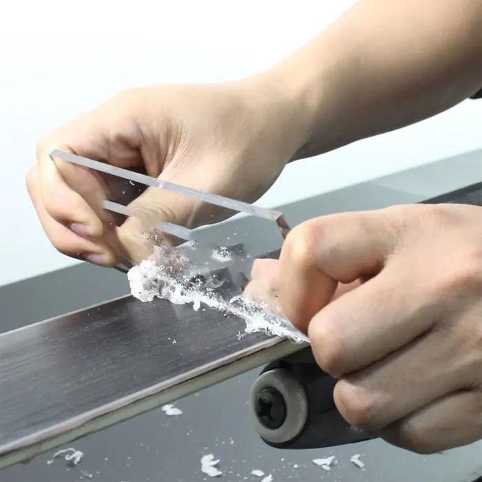 Outil d'élimination de cire à Double planche, essuie-glace d'entretien de Snowboard, grattoir à cire de Snowboard, outils de Ski avec outil d'élimination de cire à encoche droite