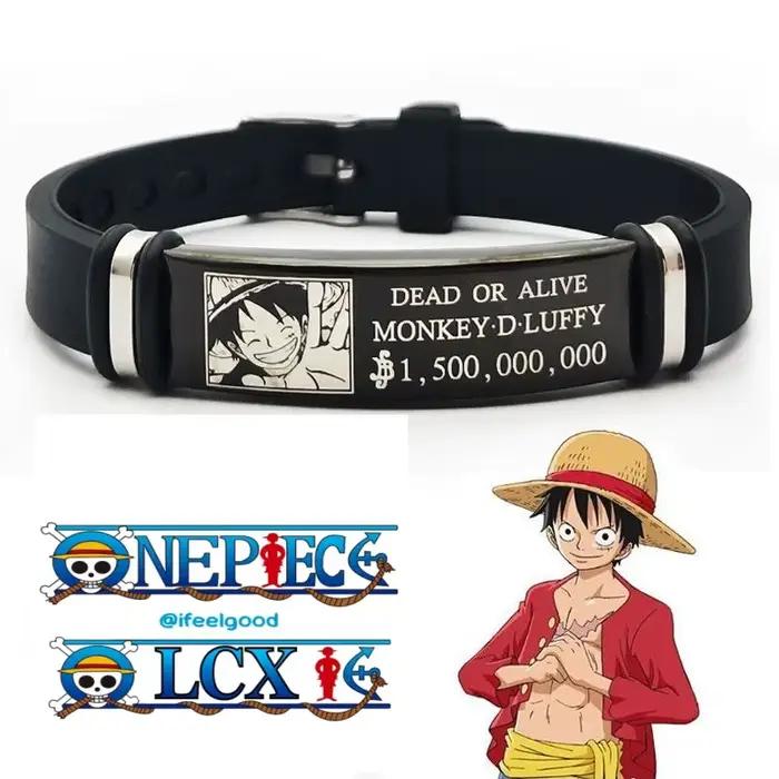 Nouveau Monkey One Piece · D. Luffy Roronoa Zoro Tony Tony Chopper film périphérique dessin animé Bracelet garçons mode beau Bracelet