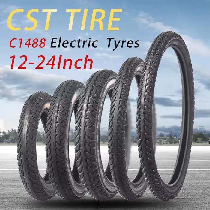 Pneu de trottinette électrique de haute qualité 12 pouces CST 14 16 18 20 22 24 pouces, pneu de vélo électrique 18*2.125 20*2.125 24*1.95 C14