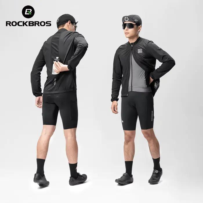 ROCKBROS veste de cyclisme vêtements coupe-vent légers coupe-vent de vélo à manches longues veste respirante réfléchissante taille européenne