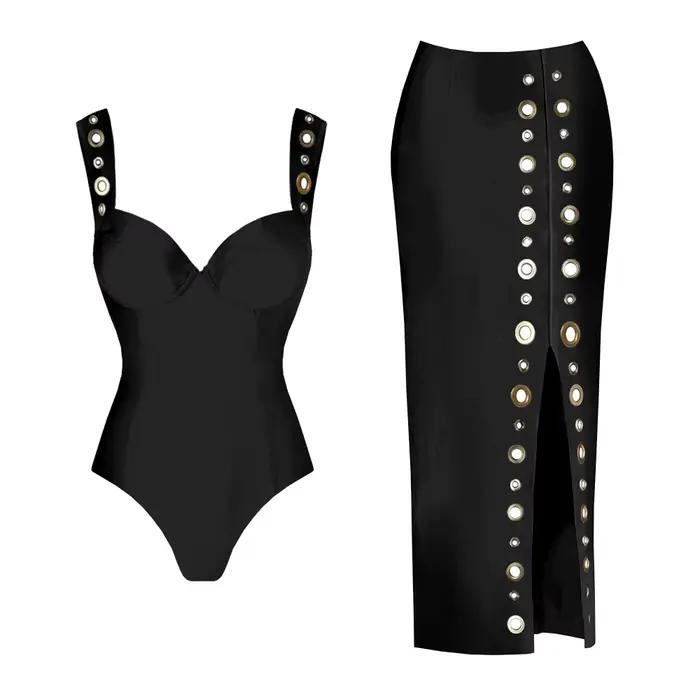 Maillot de bain une pièce Sexy avec couverture