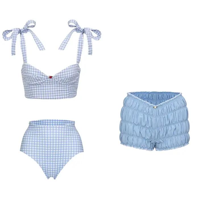 Ensemble de 3 pièces de maillot de bain sexy pour femme