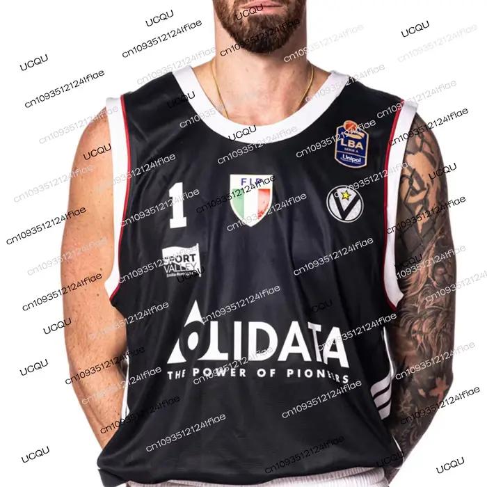 25/26 nouveau maillot de basket-ball Bologna Virtus gilet de sport de basket-ball pour hommes italiens Kit de joueur spécial maillot de jeu de basket-ball