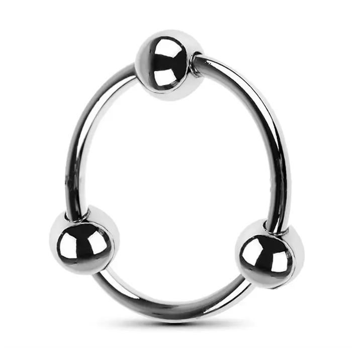 Anneau pénien en métal pour homme, 6 tailles, retardateur d'éjaculation, stimulateur du gland, jouets pour adultes, bien-être sexuel, amplificateur de plaisir pour hommes