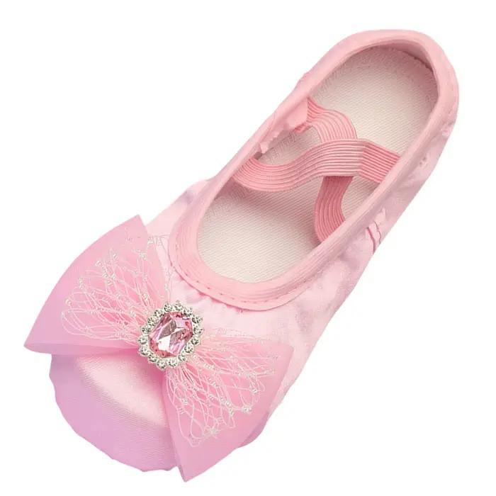 Chaussures pour grande fille enfants chaussures chaussures de danse danse chaude Ballet Performance chaussures d'intérieur Yoga chaussures de danse chaussures jeunesse 4