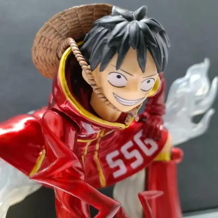 Figurine d'action One Piece Egg Head Island Earth Beating Road, série anime, modèle PVC, jouet, cadeau d'anniversaire pour enfants