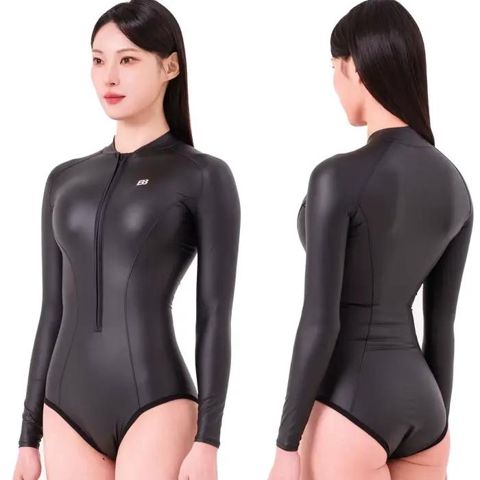 Combinaison de plongée en Lycra métallisé brillant