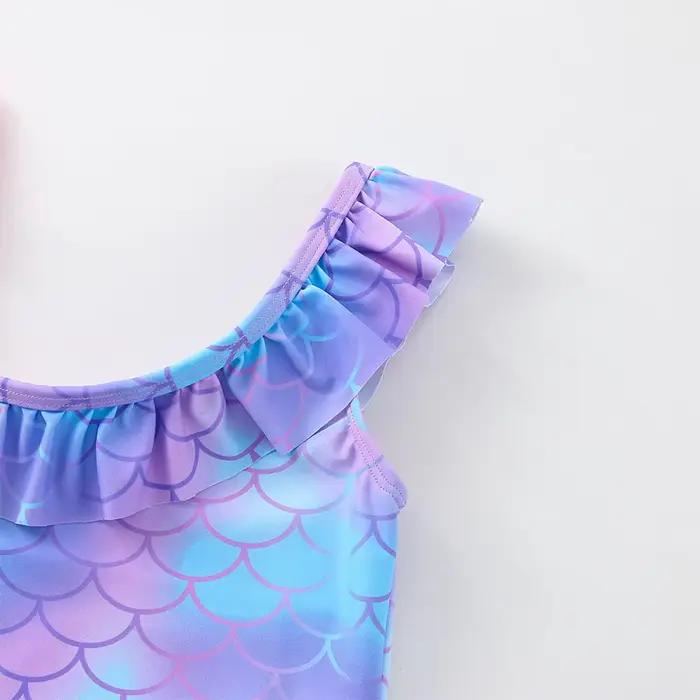 Le roi Lion bébé fille sirène écailles de poisson maillot de bain une pièce