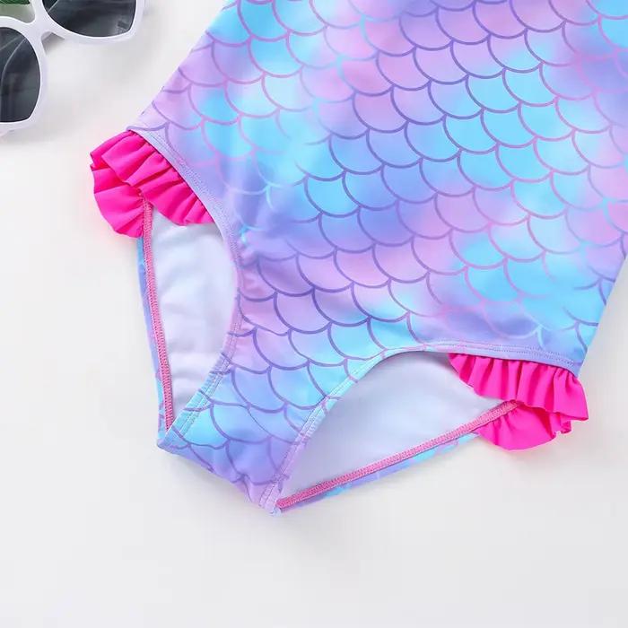 Le roi Lion bébé fille sirène écailles de poisson maillot de bain une pièce