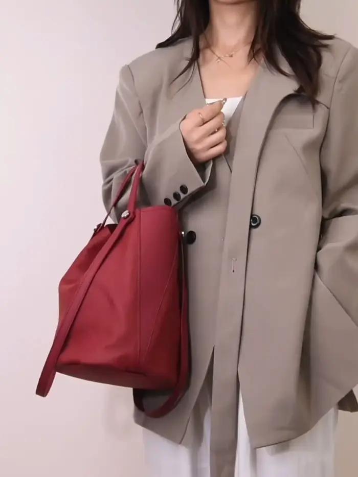Sac fourre-tout en cuir véritable pour femme, sac à main et pochette de luxe, sacs décontractés, sac fourre-tout unique inspiré des créateurs, sac pour femme