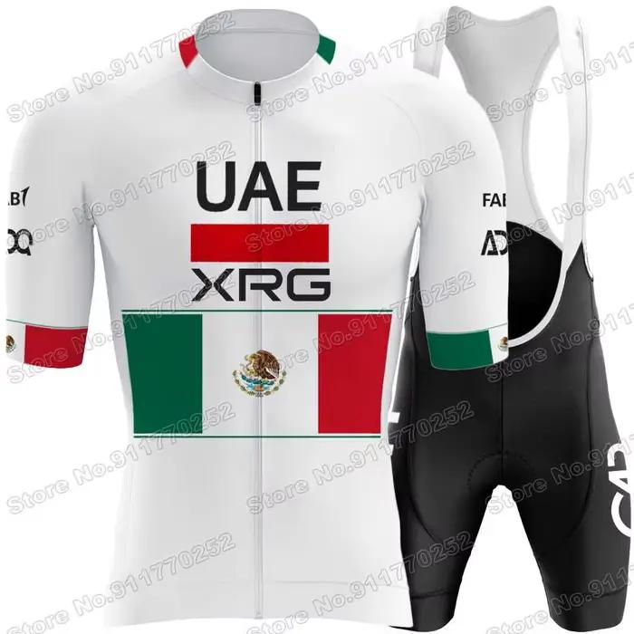 Maillot de Cyclisme UAE Team 2026 France Italy Tour TDF Critérium Du Dauphine,Vêtements de Cyclisme Jaune Slovénie Tadej Pogačar,Chemise de vélo de route,Cuissard à bretelles