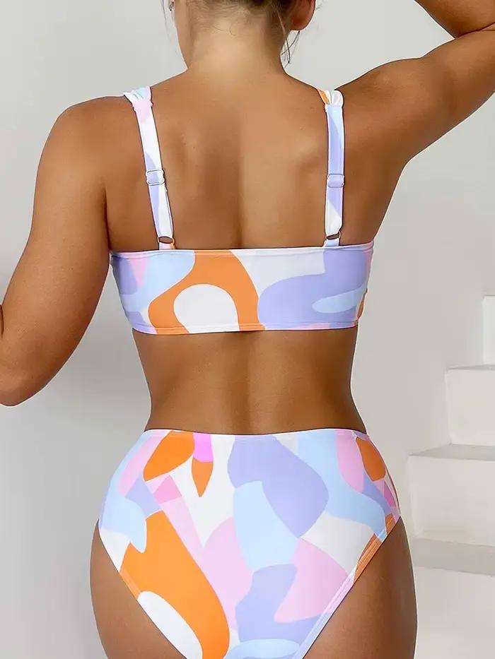Taille haute Bikini 2025 femmes maillot de bain maillots