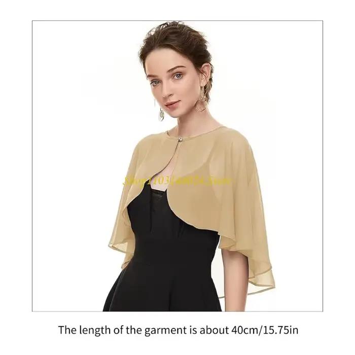 Châle élégant en Tulle pour femmes, écharpe à haussement d'épaules, accessoires de robe faits à la main pour femmes, Costume de fête à thème