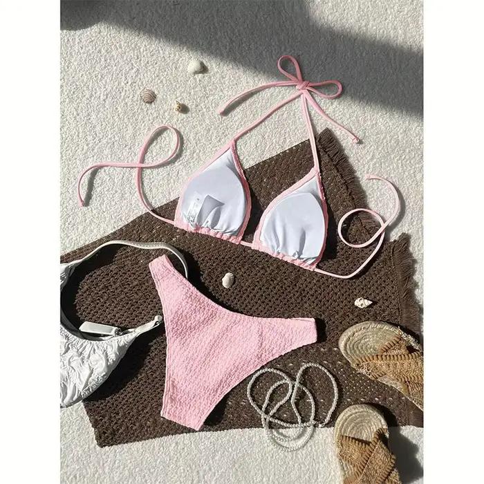 Nouvel ensemble bikini femme 2026 – Maillot de bain sexy bandeau triangle