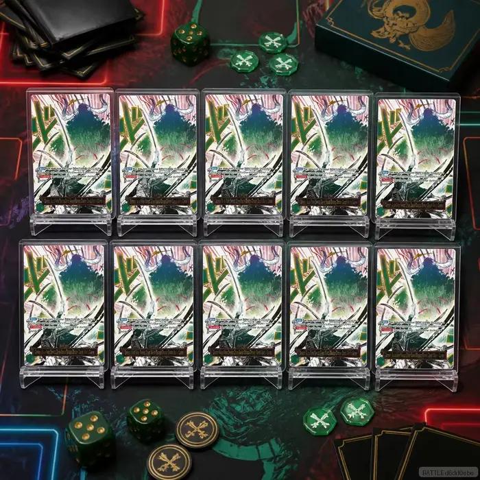 Lames Asura Style Neuf Épées Aura Démonique, jeu de cartes One Piece OP12-037 en DIY, cartes de collection OPCG One Piece auto-conçues, pièce unique