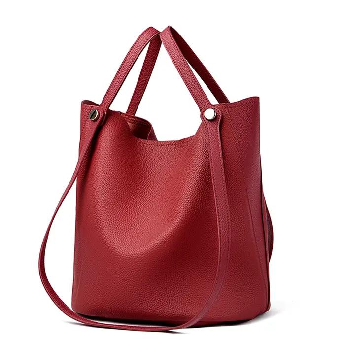 Sac fourre-tout en cuir véritable pour femme, sac à main et pochette de luxe, sacs décontractés, sac fourre-tout unique inspiré des créateurs, sac pour femme