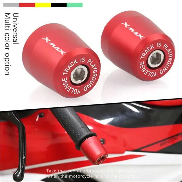 Capuchon d'extrémité de guidon de moto, couvercle de contrepoids coulissant, poignées de guidon, Yamaha XMax, X-Max, 125, 250, 300, 400