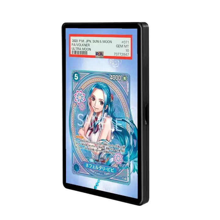 Présentoir de collection pour cartes ONE PIECE Luffy Boa Hancock, avec fonction d'agrandissement de l'image, pour cartes PSA, sans support d'affichage