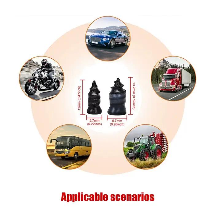 Clous de réparation de pneus sous vide de moto de voiture 10/20/30/70 pièces vis de pneu universelle outils de réparation Tubeless Kit d'accessoires accessoire de voiture