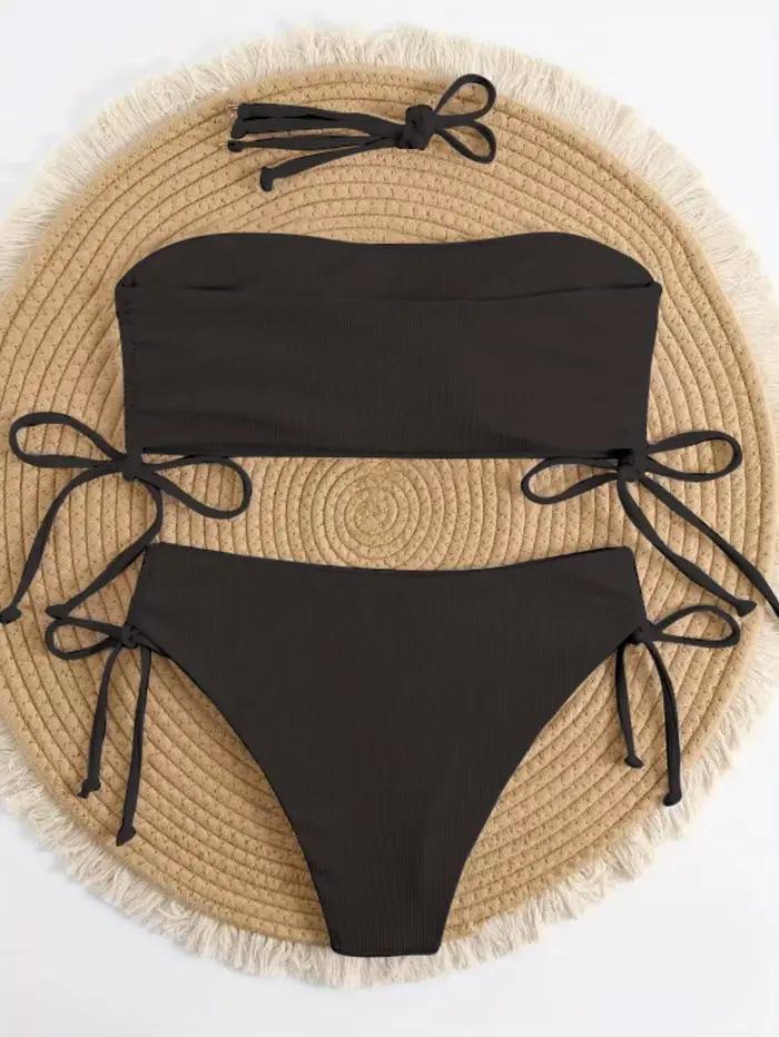 Maillot de bain deux pièces imprimé Hello Kitty