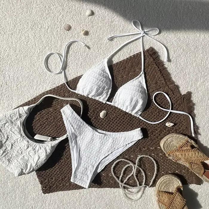 Nouvel ensemble bikini femme 2026 – Maillot de bain sexy bandeau triangle