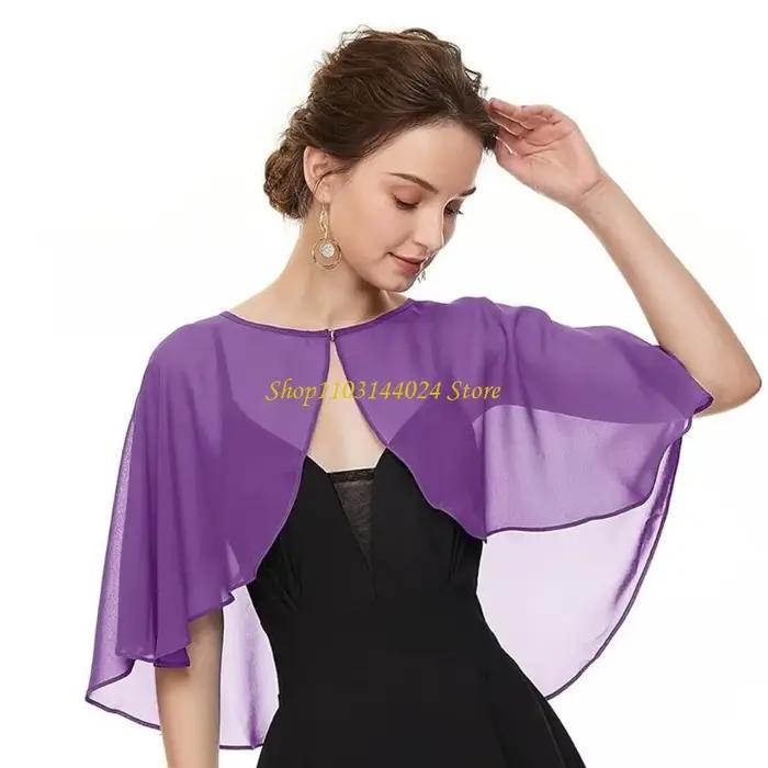 Châle élégant en Tulle pour femmes, écharpe à haussement d'épaules, accessoires de robe faits à la main pour femmes, Costume de fête à thème