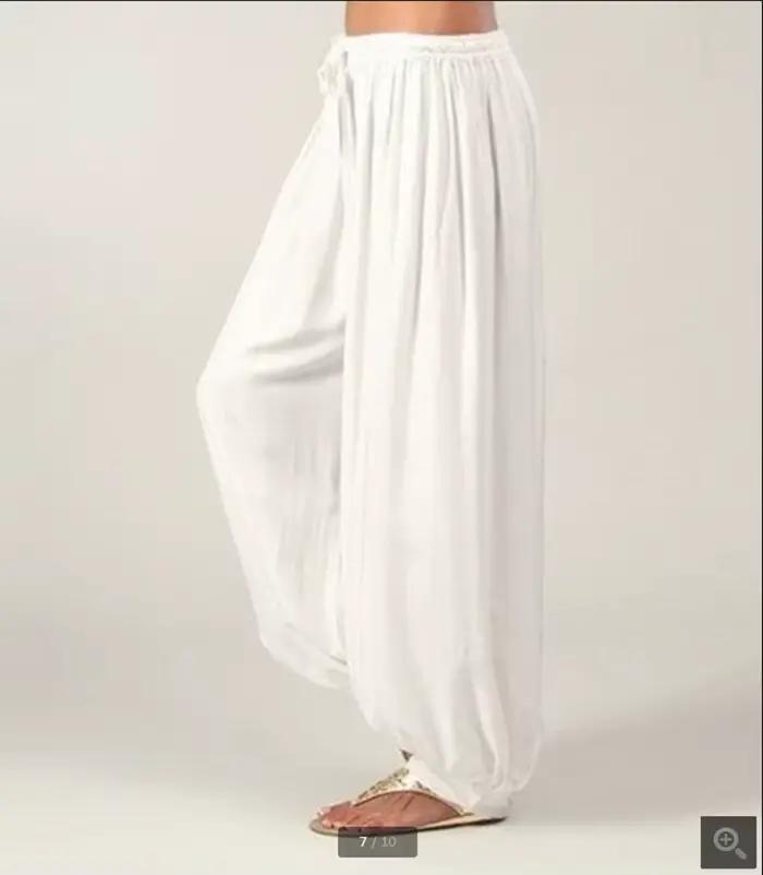 Grande taille femmes décontracté européen et américain pantalon ample dames mode jambe droite pantalon pantalons décontractés sarlan pantalon