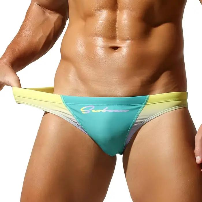 Maillot de bain triangle taille basse pour homme SEOBEAN