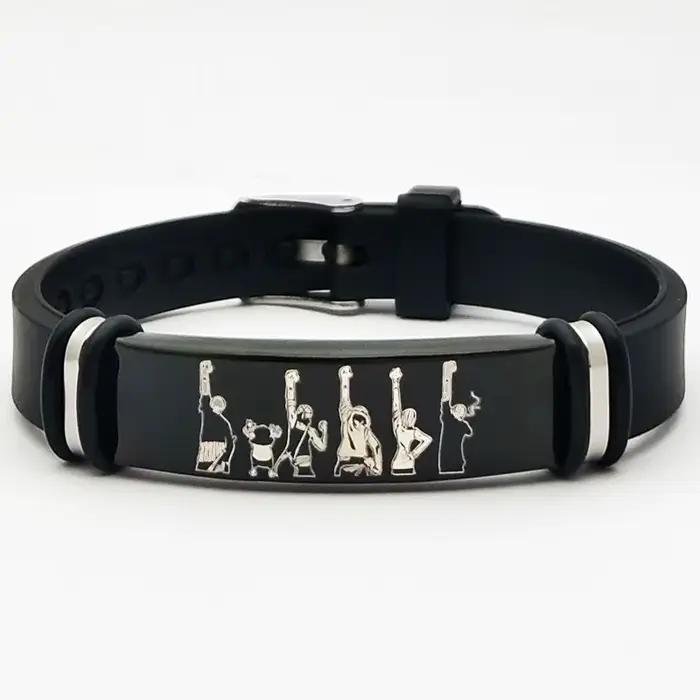 Nouveau Monkey One Piece · D. Luffy Roronoa Zoro Tony Tony Chopper film périphérique dessin animé Bracelet garçons mode beau Bracelet