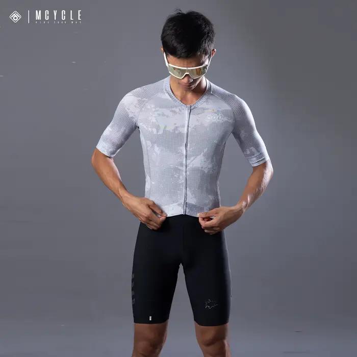 Cyclisme d'été Mcycle Maillot Anti-UV pour vélo de route, chemise respirante, séchage rapide, vêtements de cyclisme personnalisés pour hommes