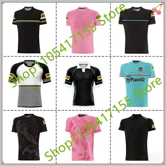 Maillot de rugby d'entraînement 2026 Panthers Home Away Heritage pour enfants et hommes – Tailles S à 7XL – Confortable, respirant, qualité supérieure !