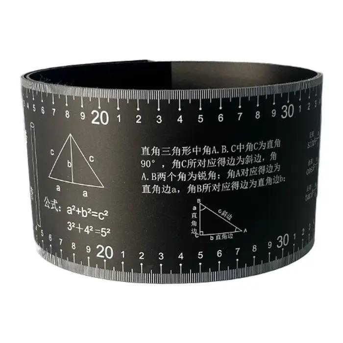 Ruban à mesurer pour diamètre de tuyau en PVC, échelle finement imprimée et large plage de mesure, outil de mesure de tuyaux pour travaux de plomberie DIY, 1 pièce