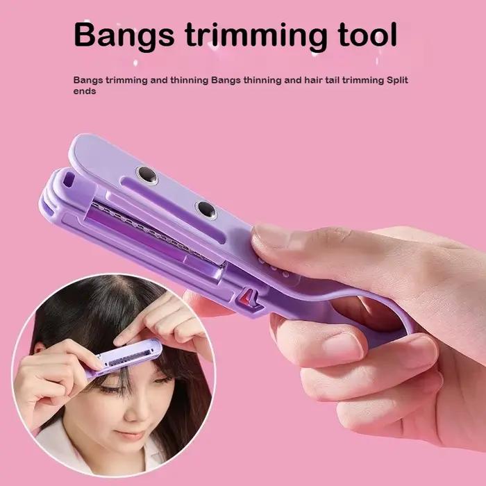 Outil de coupe de frange japonaise, ciseaux spécialisés, tondeuse à cheveux pour enfants, pratique pour couper l'amincissement des cheveux pour adultes