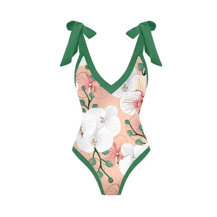 Maillot de bain une pièce avec jupe pour femme