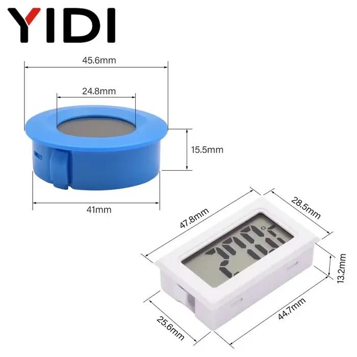 Mini capteur de température numérique LCD, jauge d'humidité, testeur, détecteur, mesure domestique, thermomètre, hygromètre, intérieur et extérieur