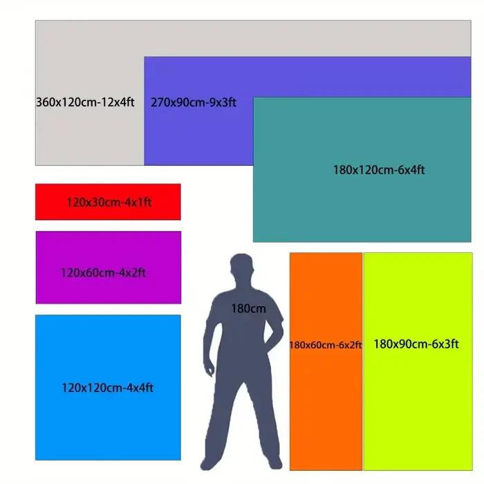Bannière en polyester personnalisée 1p pour une utilisation intérieure et extérieure – Bannière avec 4 œillets, de nombreuses tailles, parfaite pour la décoration intérieure