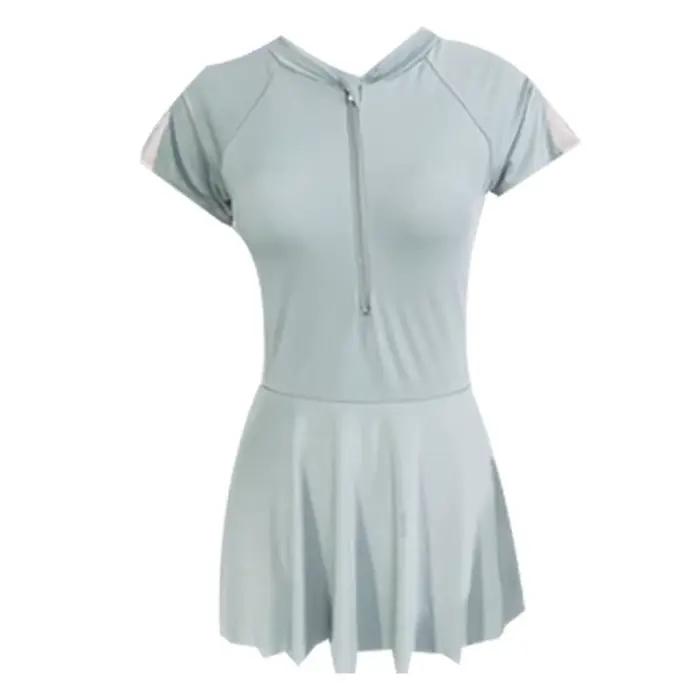 Maillot de bain de sport pour femmes, une pièce conservatrice de source chaude, Style Super féerique INS, contrôle du ventre, amincissant, étudiant frais