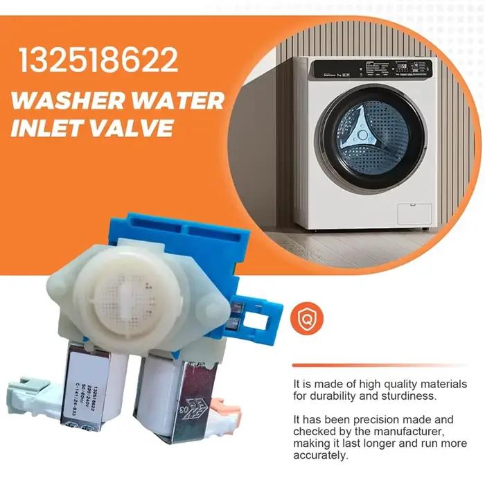 Remplacement d'électrovanne de lave-linge A02V-132518622 pour Machine à laver Electrolux, ensemble d'électrovanne d'entrée d'eau