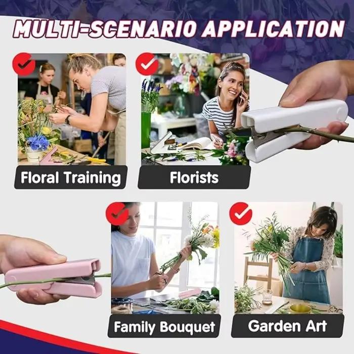Pince à dénuder les épines florales, outil pour enlever les tiges de roses, pour arrangement de fleurs fraîches, taille de roses, fournitures artisanales florales pour décoration florale