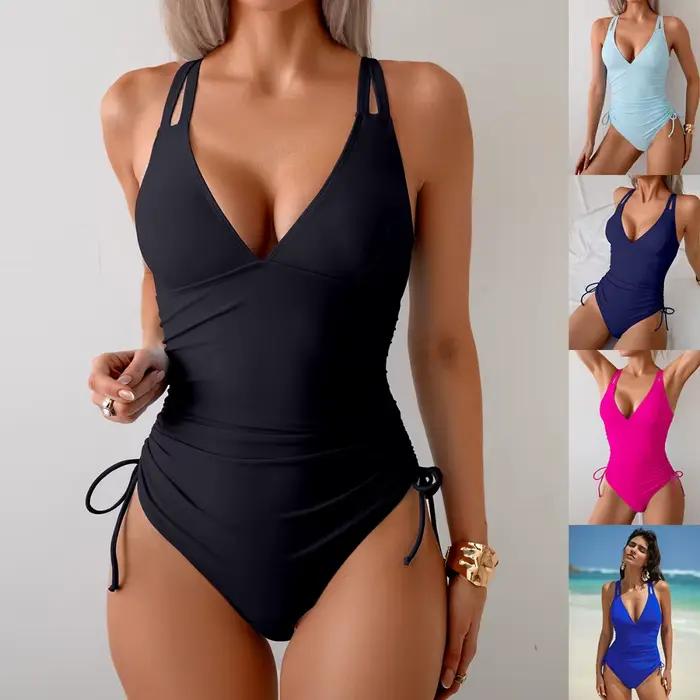 Fanceey été maillot de bain pour femme Sexy dos nu maillots