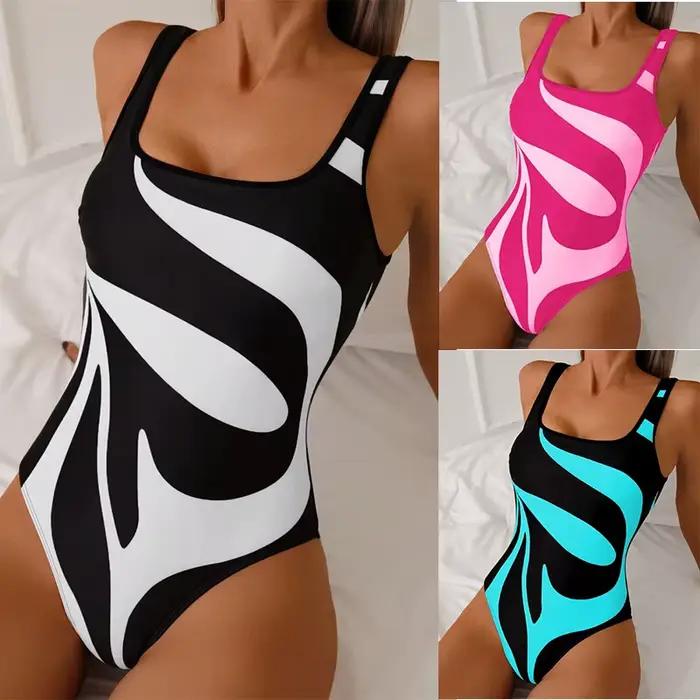 Nouveau maillot de bain une pièce personnalisé pour femme