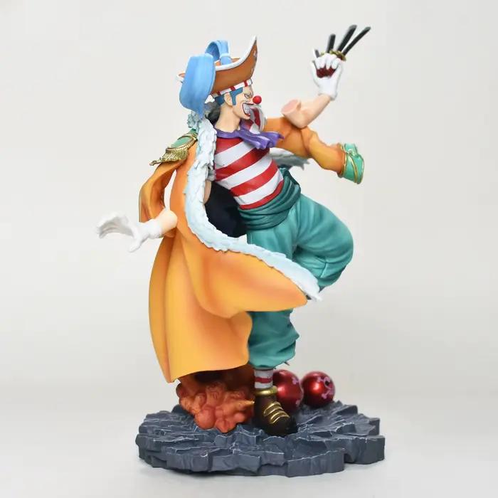 Figurine Buggy de l'anime ONE PIECE, figurine d'action Buggy, ornement de bureau, statue, modèle de collection, jouet cadeau