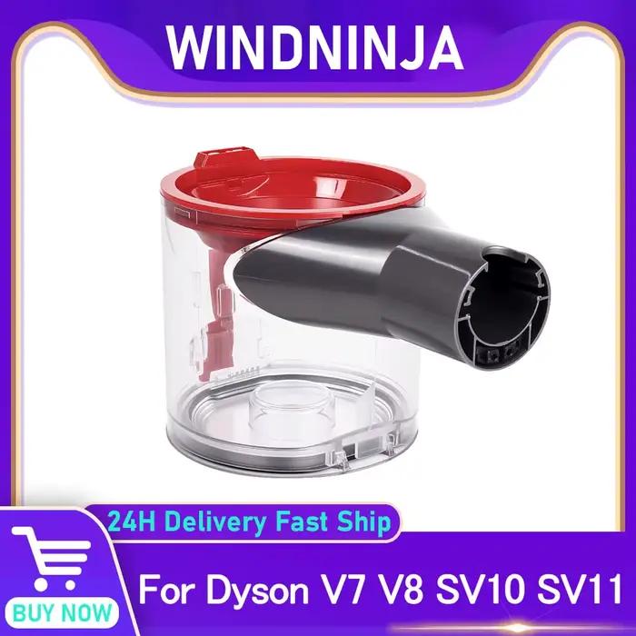 Seau à poussière pour aspirateur à main sans fil, poubelle pour Dyson V7 V8 SV10 SV11, pièces de rechange, accessoires de remplacement