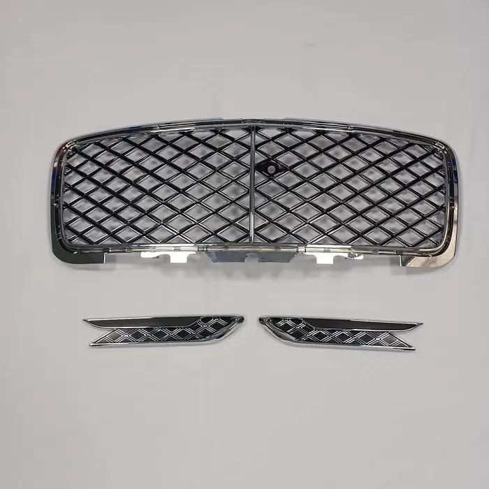 Accessoire automobile 2020 2021 pour Bentley Flying Spur Mulliner : Grille de radiateur avant, cadre chromé, grille de pare-chocs avant