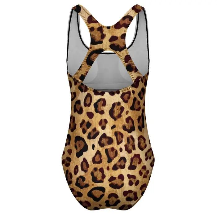 Maillot de bain imprimé léopard WishShape pour femmes, une pièce sexy, ajustement Push Up, vacances, plage, piscine, spa, mode été 2025