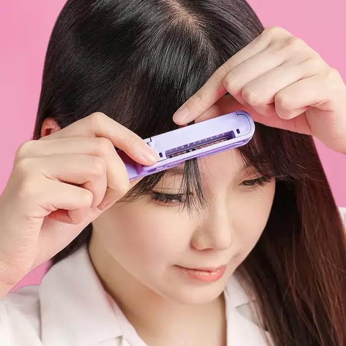 Outil de coupe de frange japonaise, ciseaux spécialisés, tondeuse à cheveux pour enfants, pratique pour couper l'amincissement des cheveux pour adultes