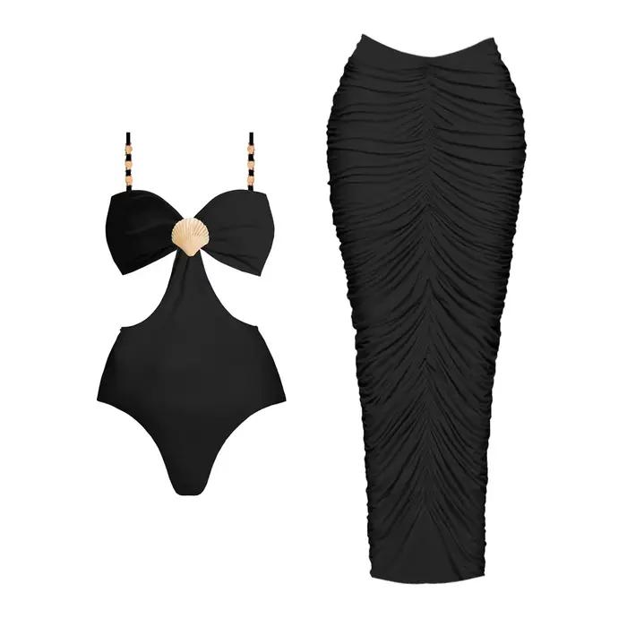 2025 maillot de bain creux avec couverture Sexy maillots