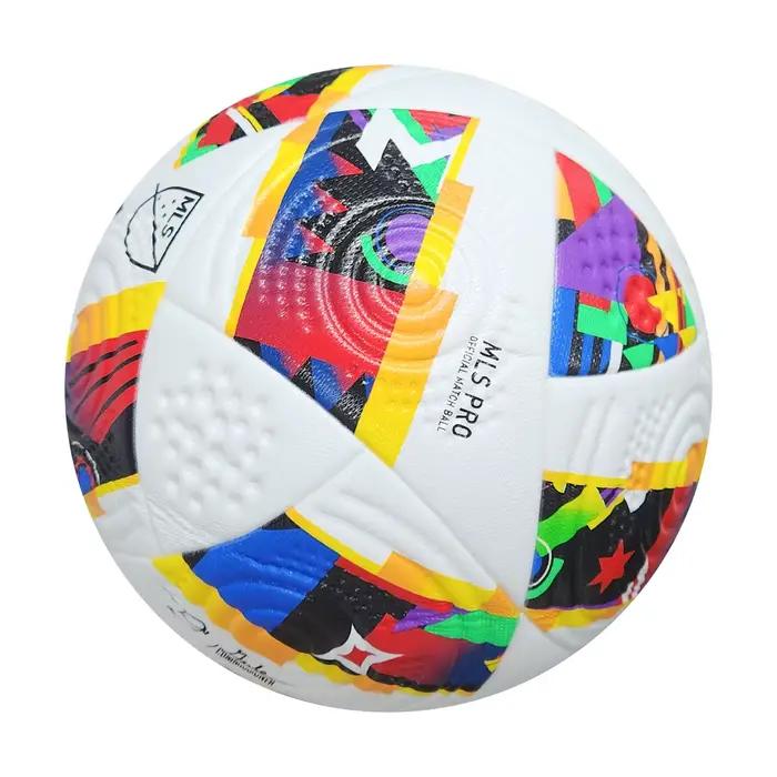 Ballon de football professionnel pour matchs sportifs en plein air, ballons de haute qualité en PU, entraînement sans couture, football standard taille 5 taille 4