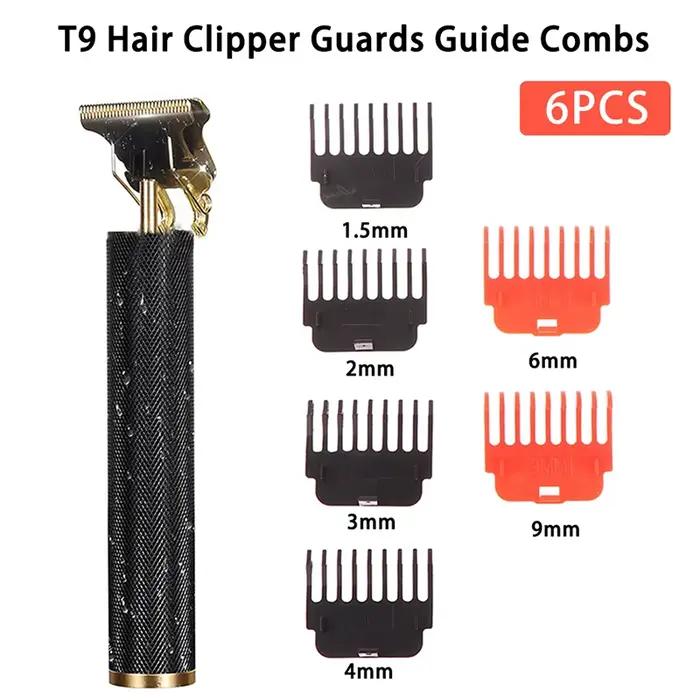 Pour T9 tondeuse à cheveux gardes Guide peignes tondeuse Guides de coupe outils de coiffure fixation Compatible 1.5mm 2mm 3mm 4mm 6mm 9mm