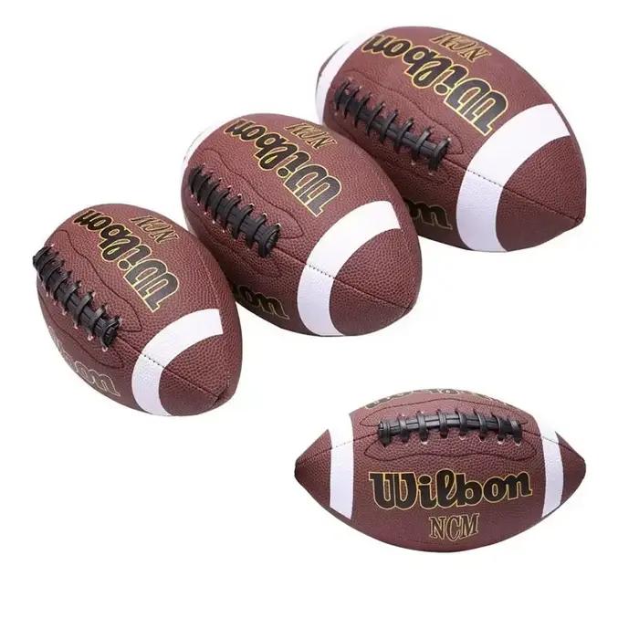 Ballon de football américain, de soccer et de rugby, tailles 3, 6, 9, pour adultes et enfants, entraînement en groupe et compétition